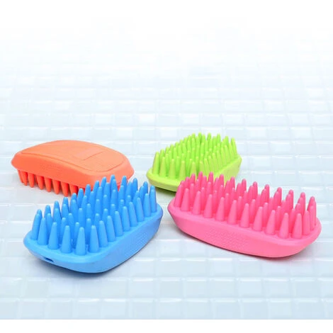 Pour Toilettage Chien, Chat, Animal Domestique, Peignes De Bain Pour Chien Et Chat(bleu) – Image 2