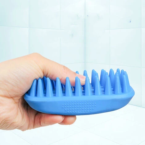 Pour Toilettage Chien, Chat, Animal Domestique, Peignes De Bain Pour Chien Et Chat(bleu) – Image 3