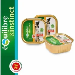 Terrine Chien Adulte Riche En Boeuf - Equilibre & Instinct Désignation : Terrine Chien Adulte Au Boeuf - Equilibre & Instinct Conditionnement : 100g Equilibre & Instinct 405508