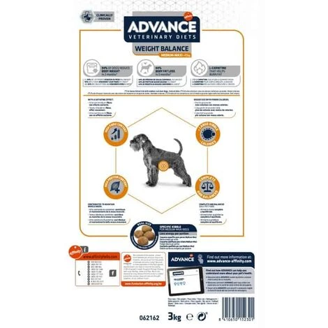 Croquette Chien Advance Weight Balance 3kg – Image 2