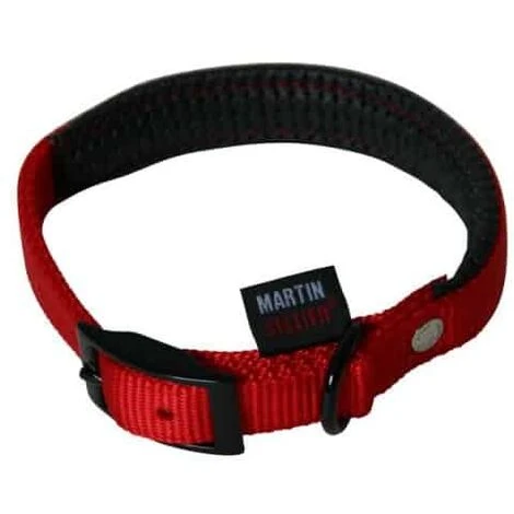 MARTIN SELLIER Collier Confort 20-45cm Rouge