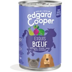Edgard & Cooper Patee Pour Chien Boeuf Chien 400gr