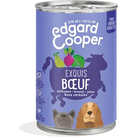 Edgard & Cooper Patee Pour Chien Boeuf Chien 400gr