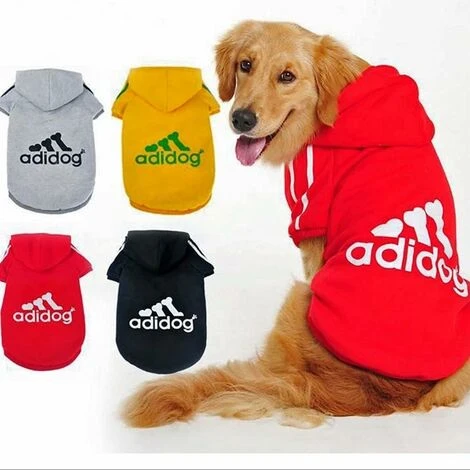 LITZEE Sport Sweat à Capuche Pour Chien/chat Taille S à 9XL 7 Couleurs - Rouge - 4XL – Image 3
