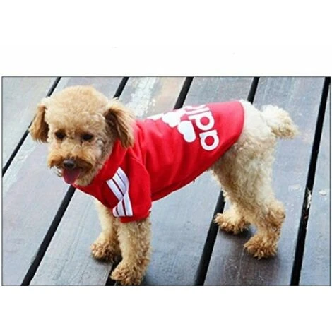 LITZEE Sport Sweat à Capuche Pour Chien/chat Taille S à 9XL 7 Couleurs - Rouge - 4XL – Image 5