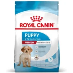 Croquettes Royal Canin Puppy Medium Pour Chiot Moyen De 2 à 12 Mois - Sac 4 Kg