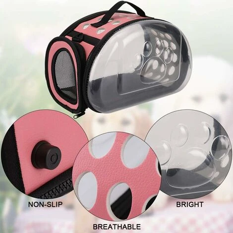 LITZEE Sac De Transport Pour Chat Chien Et Autres Animaux De Compagnie Léger Respirant Sac à Main Avec Bandoulière Pour Voyage Sac Portable Pour Animaux Paniers De Transport En Avion Train Voiture L R – Image 5