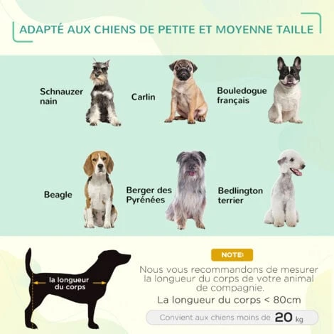 PawHut Lit Pour Chien Chat Sur Pieds Lit De Camp Lit Surélevé Rafraîchissant Velum Anti-UV Oxford Micro-perforé Parasol Et Sac De Transport Inclus Dim. 92L X 76l X 90H Cm Gris Noir – Image 4