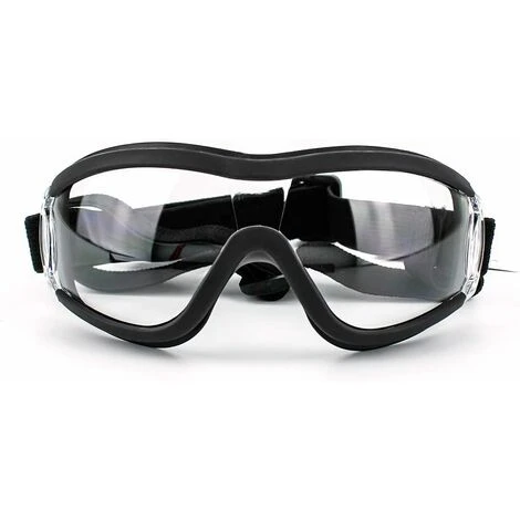 AIDUCHO Lunettes De Chien Lunettes De Soleil Pour Animaux De Compagnie Protection Oculaire Imperméable Coupe-Vent Pour Chien De Grande Et Moyenne Taille - Clair