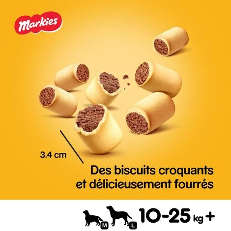 PEDIGREE Markies Biscuits Fourrés Pour Chien 12x500g – Image 5
