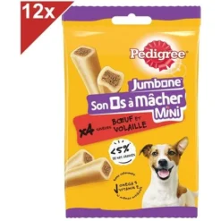 PEDIGREE Son Os à Mâcher Récompenses Pour Petit Chien 48 Friandises (12x4)