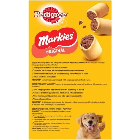 PEDIGREE Markies Biscuits Fourrés Pour Chien (6x500g) – Image 3