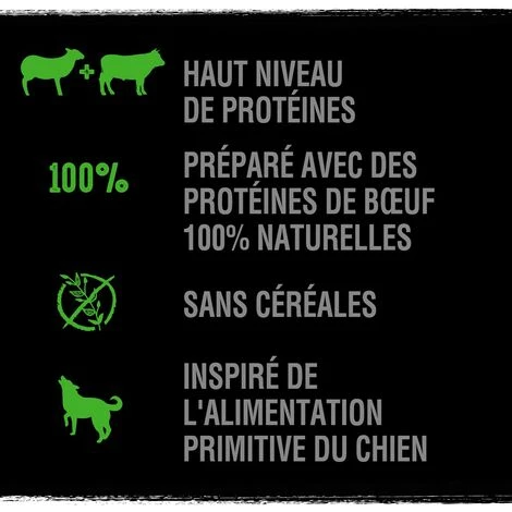 CRAVE Barquettes En Terrine à L'agneau & Au Boeuf Pour Chien 5x300g – Image 4