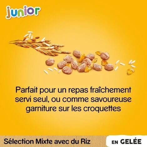 PEDIGREE Junior 48 Sachets Fraîcheur En Gelée 4 Variétés Pour Chiot 100g (4x12) – Image 4
