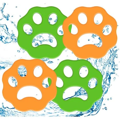 HIASDFLS Épilateur De Poils D'Animaux, 4 Pièces Épilateur De Poils D'Animaux Pour La Lessive, Épilateur De Poils D'Animaux Pour La Lessive Pour Poils De Chien, Fourrure De Chat Et Tous Les Animaux De – Image 3