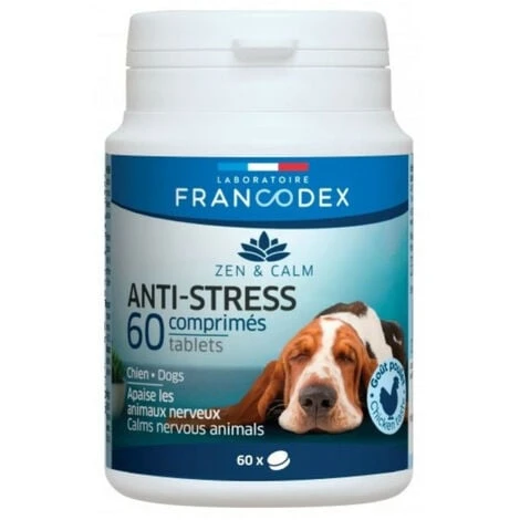 Comprimés Anti-Stress Décontractants 60 Comprimés Pour Chiens - Francodex