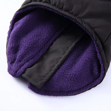 Manteau D'hiver Imperméable Pour Chien Chaud Avec Harnais, Veste De Chien Imperméable Pour Petit Moyen Grands Chiens, Pour Labrador Chihuahua Bouledogue Français -Versailles-S-noir – Image 5