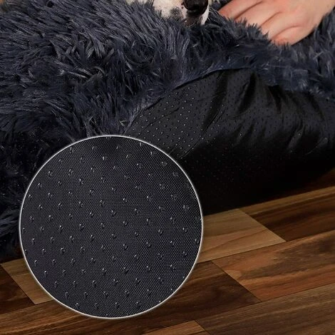 Couchage Panier Pour Chats Chien --Taille 60 CM-- Gris Foncé – Image 5