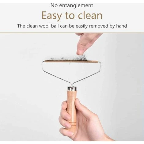HIASDFLS Rasoirs Anti-Bouloches, Décapant De Peluches, Machine Manuelle De Rasoir De Vêtements Avec Reusable, Reconstituant Des Vêtements Coat, Wool Sweater Et Carpet (1Pcs) – Image 5
