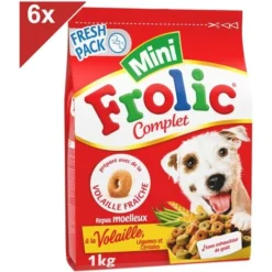 FROLIC Mini Croquettes Ă La Volaille Pour Petit Chien 6x1kg