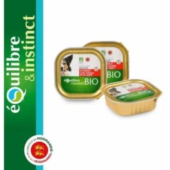 Terrine BIO Chien Adulte Riche En Boeuf - Equilibre & Instinct Désignation : Terrine BIO Chien Adulte Riche En Boeuf - Equilibre & Instinct Conditionnement : 300g Equilibre & Instinct 405588