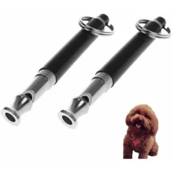 Sifflet De Formation De Chien, Sifflet Ultrasonore à Haute Fréquence Avec Fréquence Réglable Pour La Formation Des Chiens Et Le Contrôle De Décrochage