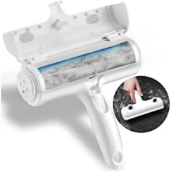 LTS FAFA Brosse Anti Poils Animaux Chat Chien, Brosse Ramasse Enlève Poils, Magique Réutilisable Pour Poils, Rouleau à Poils D'animaux, épilateur(vêtements/canapé/Voiture/lit/Tapis)