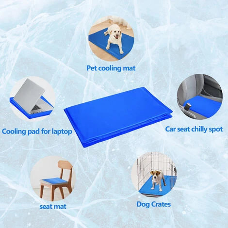 Randaco Tapis Rafraîchissant Pour Chien Durable Tapis De Refroidissement En Gel Glacé Pour Chiens Et Chats 4050CM – Image 4