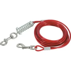 Cable D'attache Et Ressort 6 Mètres Pour Chien - Animallparadise