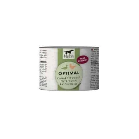 Patee Pour Chien Optimal Canard/poulet 200g