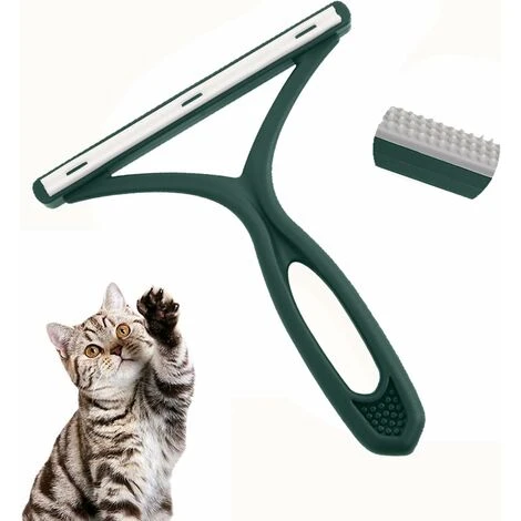 Brosse Anti Poils Animaux Chat Chien, Brosse Ramasse Enlève Poils Portable Réutilisable Autonettoyant Brosse Tapis Pet Hair Remover Vêtements/canapé/Voiture/lit/Tapis