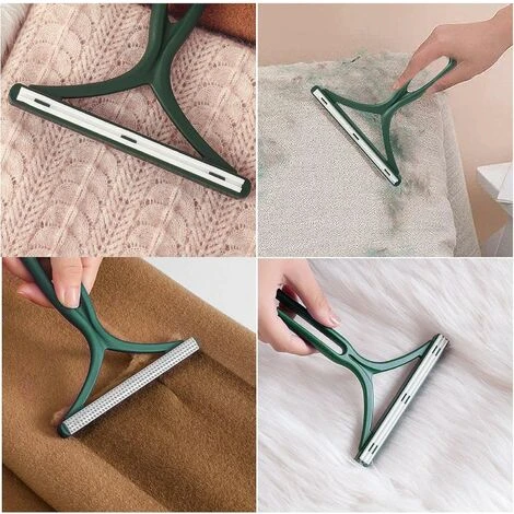 Brosse Anti Poils Animaux Chat Chien, Brosse Ramasse Enlève Poils Portable Réutilisable Autonettoyant Brosse Tapis Pet Hair Remover Vêtements/canapé/Voiture/lit/Tapis – Image 4