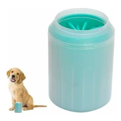 Chien Chat Chiot Pet Paw Cleaner Portable Amovible Silicone Paw Cleaner Pet Brosse De Nettoyage Vert Taille L BF