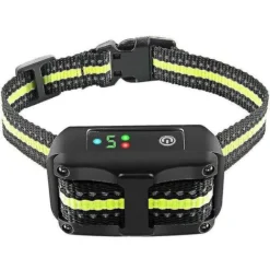 Collier Anti-aboiements Pour Chiens, Rechargeable Et Automatique, Avec Détection Intelligente Des Aboiements En Forme De V