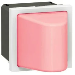 Legrand 078570 - Hublot Rouge Prog Mosaic - 230 V - 2 Mod