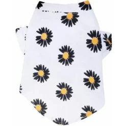 Premier® Vêtements été Pour Chiens Chiot Vêtements Pour Animaux De Compagnie Vêtements Pour Petits Chiens Moyens Vêtements Pour Animaux De Compagnie Chat Chien Manteau Veste York Carlin White (whiteM)