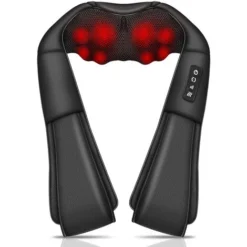 Masseurs Pour Soulager Les Douleurs Du Cou Et Du Dos, Excellents Cadeaux Pour Les Femmes/hommes/papa/maman Anniversaire, Masseur Shiatsu Pour Les épaules Et Les Pieds Avec Chaleur, Oreiller De Massage