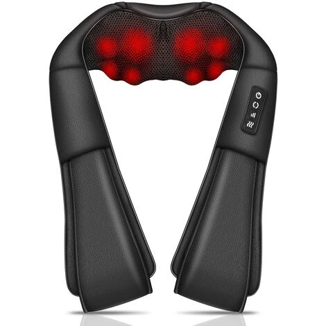 Masseurs Pour Soulager Les Douleurs Du Cou Et Du Dos, Excellents Cadeaux Pour Les Femmes/hommes/papa/maman Anniversaire, Masseur Shiatsu Pour Les épaules Et Les Pieds Avec Chaleur, Oreiller De Massage