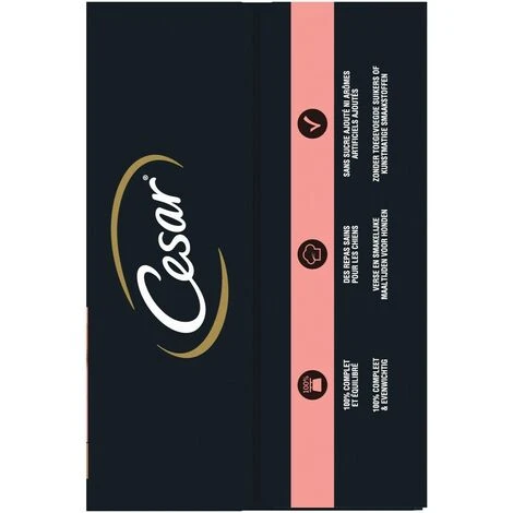 CESAR 48 Sachets Fraîcheur En Sauce 4 Variétés Pour Chien 100g (4x12) – Image 4