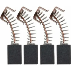 Lot De 2 Paires De Balais De Charbon Pour Moteur 12 X 8 X 5 Mm Compatibles Avec Meuleuse D'angle WS125 Black & Decker G720