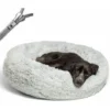 Panier Chien, Coussin Chien Anti Stress XXXL Dehoussable,Paniers Et Mobilier Pour Chiens, Lit Moelleux Rond Pour Chien, Lavable, Confortable