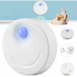 ZXPASRA Purificateur D'air Intelligent Pour Animaux Et Chats Chargement USB Déodorant Intelligent Pour Litière Chat Désodorisant Pour Chien Smart Désodorisant Pour Animaux (2600mAh)-Bleu