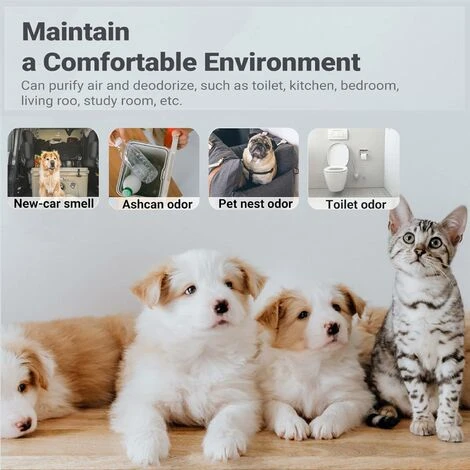 ZXPASRA Désodorisants Sans Poussière, Désodorisation à 99 % Et Réduction De La Poussière à 99,9 %, éliminateur D'odeurs De Litière, Désodorisant Pour Litière Pour Chat, Diverses Applications (008) – Image 3