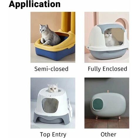 ZXPASRA Purificateur D'air Intelligent Pour Animaux Et Chats Chargement USB Déodorant Intelligent Pour Litière Chat Désodorisant Pour Chien Mini Purificateur D'air, Facile à Installer(3600mAh) – Image 5