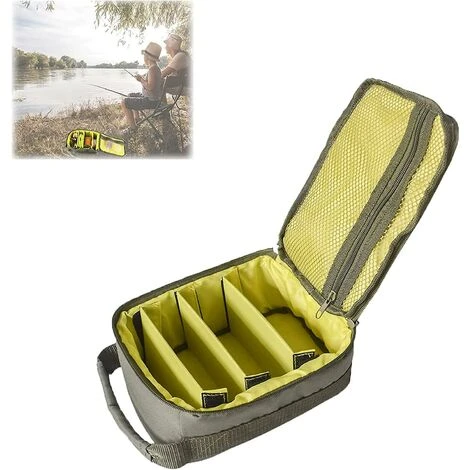 Sac De Moulinet De Pêche, Sac De Matériel De Pêche En Tissu Oxford Organisateur De Matériel De Moulinet De Pêche Baitcasting Fly Reels Mallette De Rangement Moulinet De Pêche Et Sac De Transport – Image 4