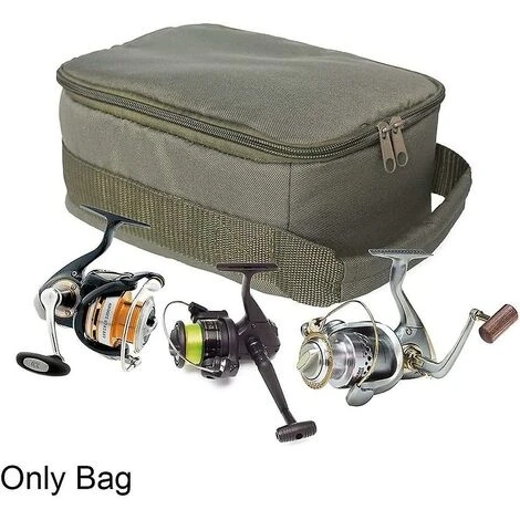 Sac De Moulinet De Pêche, Sac De Matériel De Pêche En Tissu Oxford Organisateur De Matériel De Moulinet De Pêche Baitcasting Fly Reels Mallette De Rangement Moulinet De Pêche Et Sac De Transport – Image 5