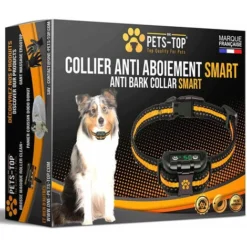 Collier Anti Aboiement Chien Rechargeable 3 Modes Choc Electrique/Vibration/Sensibilité Inoffensif 7- 55kg Solution Automatique IP67 Petit Gros Batterie Etanche Sangle Reglable Ebook Notice Francais