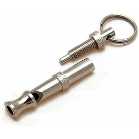 Bonne Qualité Paquet De 2, Sifflet Ultrasonique Ajustable Pour Dresser Les Chiens Afin D'arrêter Les Aboiements Sifflet D'obéissance Haute Fréquence Avec Rappel, Système Anti-aboiement En Acier Inoxyd – Image 5