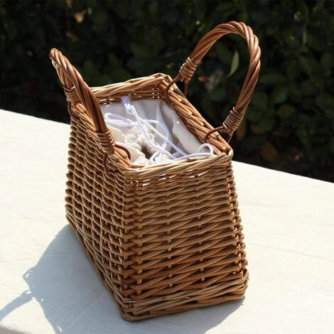 Sac De Plage En Paille Pour Femme Pochette D'été En Rotin Tissé Sac à Main En Osier Crochet Fourre-tout – Image 3