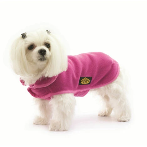 Fashion Dog Manteau Polaire Pour Chien - Fuchsia - 30 Cm